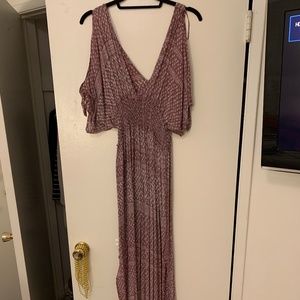 LoveStitch Long Ruched Dress